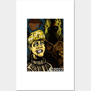 Friday The 13th “Mother Knows Best” Pamela & Jason portrait (original) Posters and Art